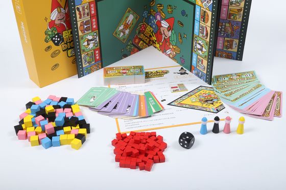 CMYK بازی های تخته ای قابل چاپ لوگو سفارشی برای سرگرمی